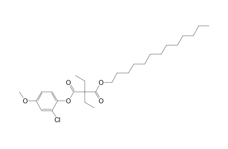 Diethylmalonic acid, 2-chloro-4-methoxyphenyl tridecyl ester