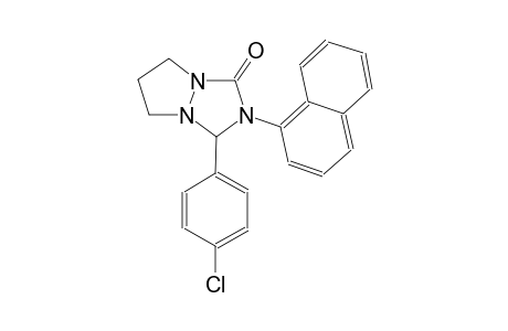 3-(4-chlorophenyl)-2-(1-naphthyl)tetrahydro-1H,5H-pyrazolo[1,2-a][1,2,4]triazol-1-one