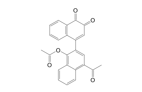 4-[1-Acetoxy-4-acetyl-2-naphthyl]-1,2-naphthoquinone