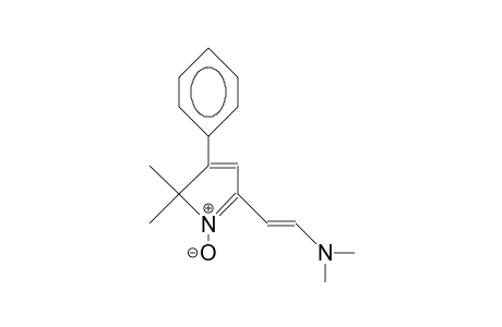 5-(2'-Dimethylaminovinyl)-2,2-dimethyl-3-phenyl-2H-pyrrole 1-Oxide
