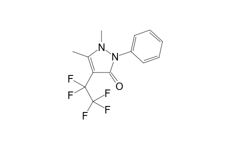 1,5-Dimethyl-4-(perfluoroethyl)-2-phenyl-1H-pyrazol-3(2H)-one