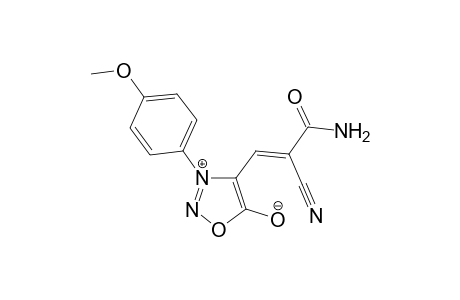 2-cyano-3-(3-(4-methoxyphenyl)sydnon-4-yl)acrylamide