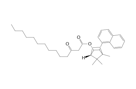 Tetradecanoic acid, 3-oxo-, 4,7,7-trimethyl-3-(1-naphthalenyl)bicyclo[2.2.1]hept-2-yl ester, [1S-(exo,exo)]-