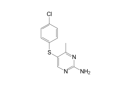 2-AMINO-5-[(p-CHLOROPHENYL)THIO]-4-METHYLPYRIMIDINE