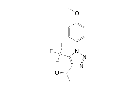 1-[1-(4-Methoxyphenyl)-5-(trifluoromethyl)-1H-1,2,3-triazole-4-yl]ethanone