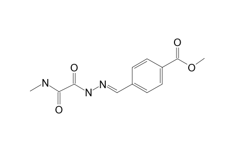 Terephthalaldehydic acid, methyloxamoylhydrazone, methyl ester