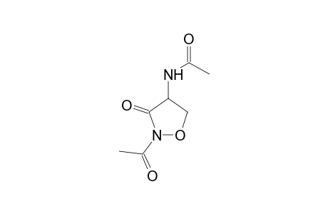 Acetamide, N-(2-acetyl-3-oxo-4-isoxazolidinyl)-