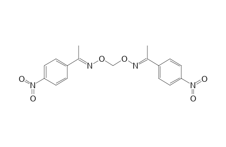 (E)-1-(4-nitrophenyl)ethylidene-[[(E)-1-(4-nitrophenyl)ethylideneamino]oxymethoxy]amine