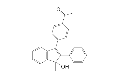 1-(4-(1-Hydroxy-1-methyl-2-phenyl-1H-inden-3-yl)phenyl)ethan-1-one