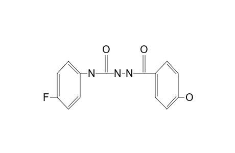 4-(p-fluorophenyl)-1-(p-hydroxybenzoyl)semicarbazide