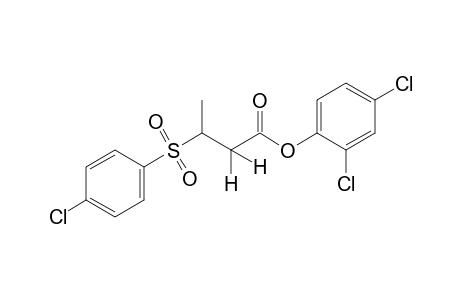 3-[(p-chlorophenyl)sulfonyl]butyric acid, 2,4-dichlorophenyl ester