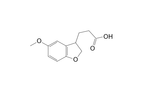 2,3-dihydro-5-methoxy-3-benzofuranpropionic acid