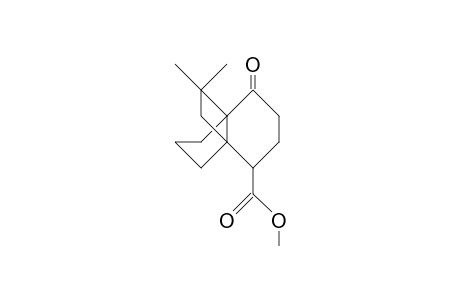 (3AS, 7aS)-8,8-dimethyl-7-oxo-3a,7a-ethano-perhydro-inden-4R-carboxylic acid, methyl ester