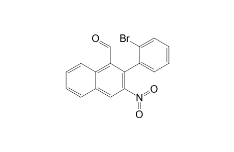 3-Nitro-2-(2-bromophenyl)naphthalene-1-carbaldehyde