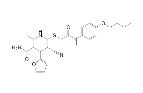 3-pyridinecarboxamide, 6-[[2-[(4-butoxyphenyl)amino]-2-oxoethyl]thio]-5-cyano-4-(2-furanyl)-1,4-dihydro-2-methyl-