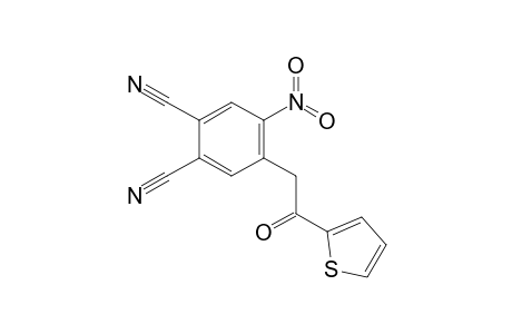 4-Nitro-5-[2-oxo-2-(2-thienyl)ethyl]phthalonitrile
