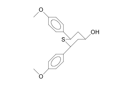 cis-1-Thia-2,6-di-(4-methoxyphenyl)-4-cyclohexanol