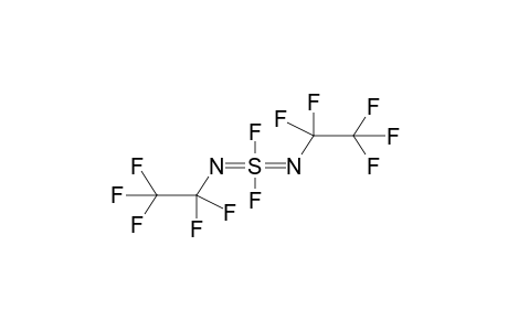 DIFLUOROBIS(PENTAFLUOROETHYLIMINO)SULPHUR