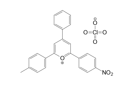 2-(p-nitrophenyl)-4-phenyl-6-p-tolylpyrylium perchlorate