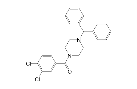 1-Benzhydryl-4-(3,4-dichlorobenzoyl)piperazine