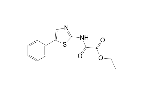N-(5-phenyl-2-thiazolyl)oxamic acid, ethyl ester