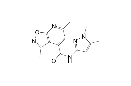 isoxazolo[5,4-b]pyridine-4-carboxamide, N-(1,5-dimethyl-1H-pyrazol-3-yl)-3,6-dimethyl-