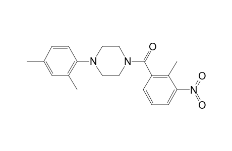 [4-(2,4-Dimethylphenyl)piperazin-1-yl](2-methyl-3-nitrophenyl)methanone