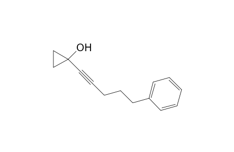 1-(5-phenylpent-1-ynyl)cyclopropanol