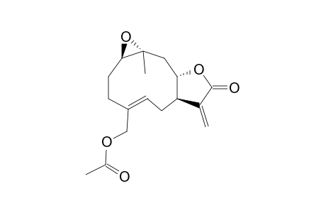 (1R*,7R*,8S*,10S*)-15-ACETOXY-1(10)-EPOXYGERMACRA-4,11(13)-DIEN-8,12-OLIDE