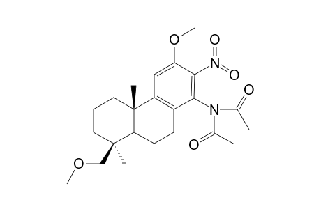 N-(13-nitro-12,19-dimethoxypodocarpa-8,11,13-trien-14-yl)diacetamide