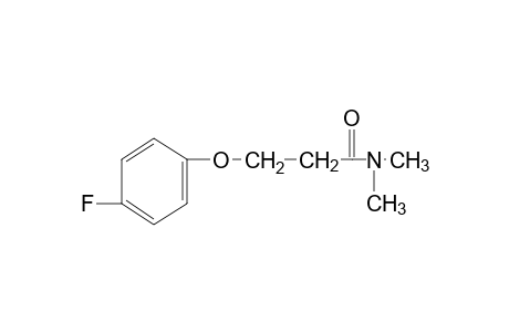 N,N-dimethyl-3-(p-fluorophenoxy)propionamide
