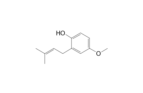 4-Methoxy-2-(3-methylbut-2-enyl)phenol