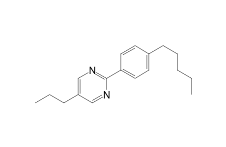 2-(4-amylphenyl)-5-propyl-pyrimidine