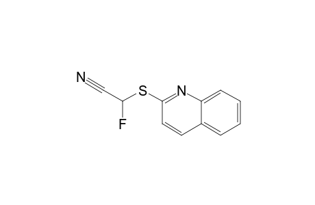 ALPHA-FLUORO-ALPHA-(2-QUINOLYLTHIO)-ACETONITRILE