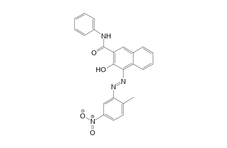 2-Naphthalenecarboxamide, 3-hydroxy-4-[(2-methyl-5-nitrophenyl)azo]-N-phenyl-5-Nitro-o-toluidine->3-hydroxy-2-naphthanilide
