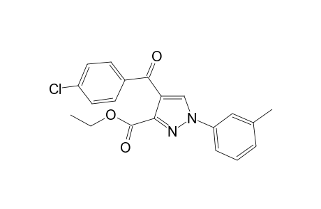 4-(4-Chlorobenzoyl)-1-(m-tolyl)pyrazole-3-carboxylic acid ethyl ester