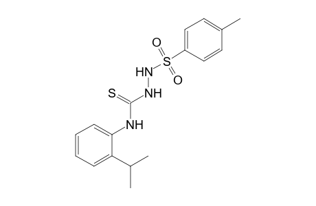 4-(o-cumenyl)-3-thio-1-(p-tolylsulfonyl)semicarbazide