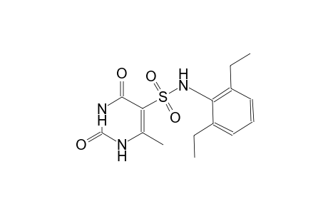 N-(2,6-diethylphenyl)-6-methyl-2,4-dioxo-1,2,3,4-tetrahydro-5-pyrimidinesulfonamide