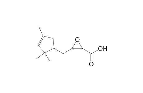 Oxiranecarboxylic acid, 3-[(2,2,4-trimethyl-3-cyclopenten-1-yl)methyl]-