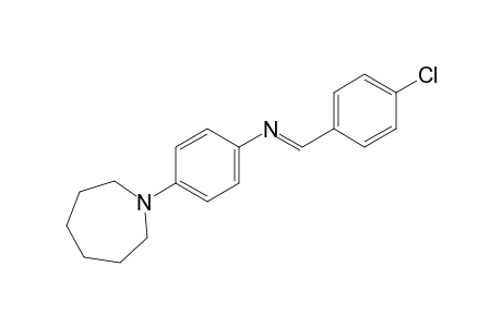1-{p-[(p-chlorobenzylidene)amino]phenyl}hexahydro-1H-azepine