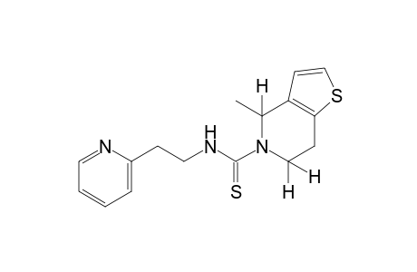 4-methyl-N-[2-(2-pyridyl)ethyl]-4,5,6,7-tetrahydrothiothieno[3,2-c]pyridine-5-carboxamide