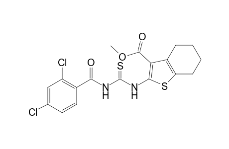 benzo[b]thiophene-3-carboxylic acid, 2-[[[(2,4-dichlorobenzoyl)amino]carbonothioyl]amino]-4,5,6,7-tetrahydro-, methyl ester