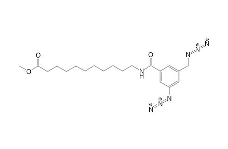 Methyl 11-(3-Azido-5-(azidomethyl)benzamido)-undecanoate