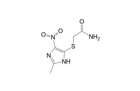 2-[(2-Methyl-4-nitro-1H-imidazol-5-yl)sulfanyl]acetamide