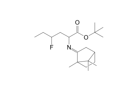 T-Butyl 4'-fluoro-2-(1'',7'',7''-trimethylbicyclo[2.2.1]hept-2''-ylidene)aminohexanoate