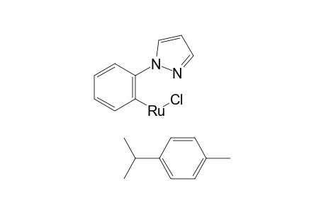 1-methyl-4-(propan-2-yl)benzene; chloro[2-(1H-pyrazol-1-yl)phenyl]ruthenium