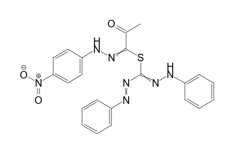 (N'-anilino-N-phenylimino-carbamimidoyl) N-(4-nitroanilino)-2-oxo-propanimidothioate