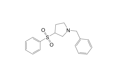 1-(phenylmethyl)-3-(phenylsulfonyl)pyrrolidine