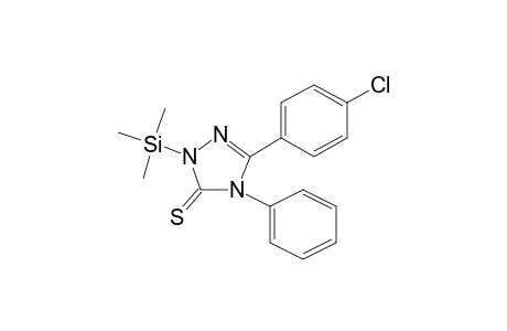 5-(4-Chlorophenyl)-4-phenyl-4H-1,2,4-triazol-3-yl hydrosulfide, N-tms