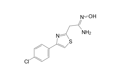 4-(p-chlorophenyl)-2-thiazoleacetamidoxime